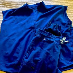 Figs Vibrant Blue Medical Scrub Set